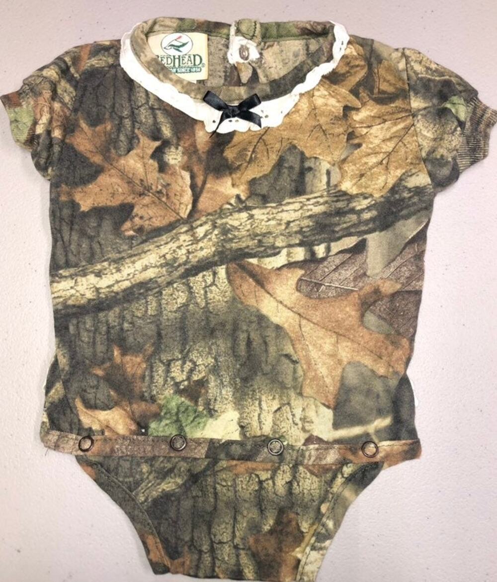 RedHead Camo Baby Girl One Piece S